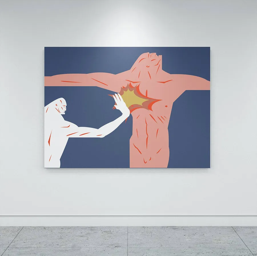 Immagine di Маленька людина, але сильний дух di ARTUR SOLETSKYI, materiali: Полотно, medium: Живопис, serie: 2025, prezzo: $2910