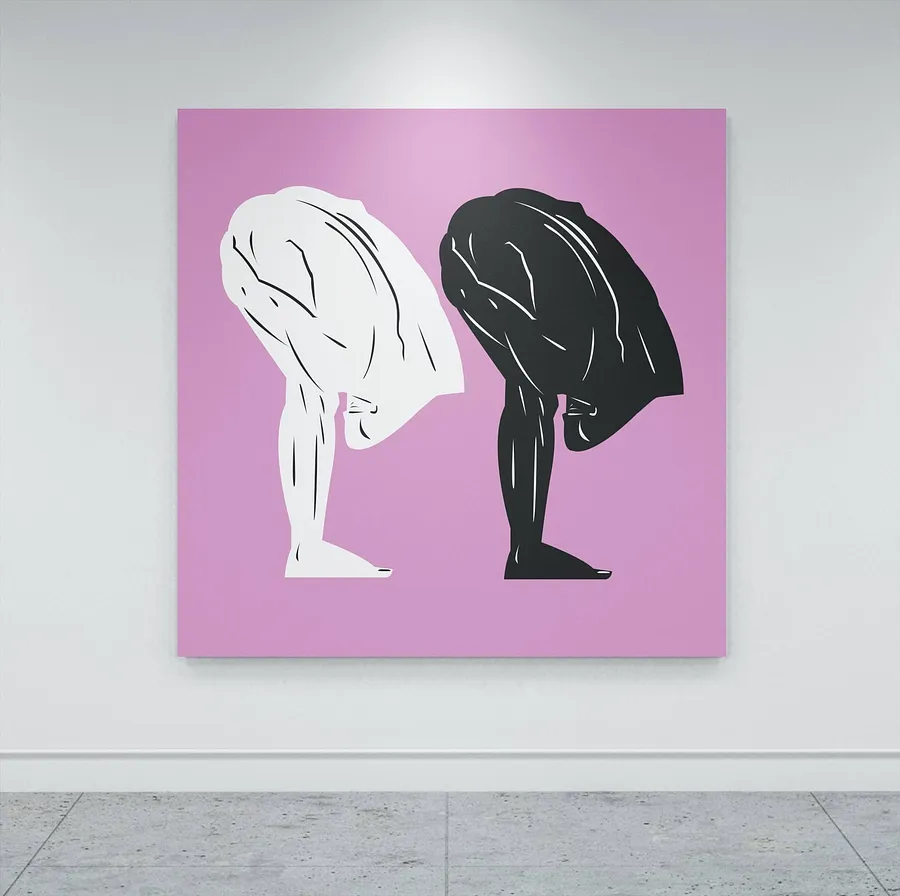 Immagine di Два фламінго di ARTUR SOLETSKYI, materiali: Акрил, Полотно, medium: Живопис, serie: 2024, prezzo: $2920