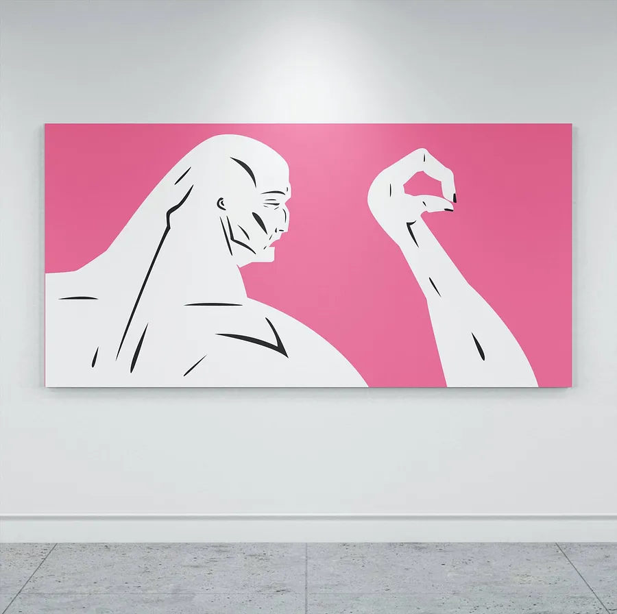 Immagine di З другом di ARTUR SOLETSKYI, materiali: Акрил, Полотно, medium: Живопис, serie: 2024, prezzo: $1630
