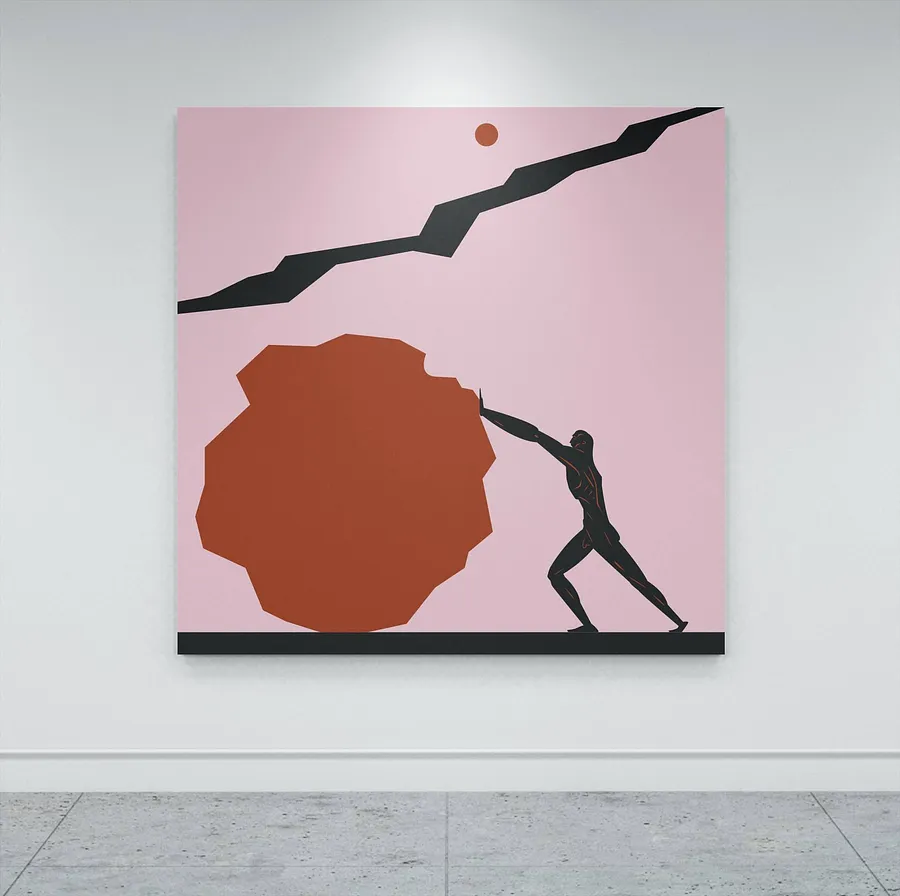 Immagine di СИЗИФОВА ПРАЦЯ di ARTUR SOLETSKYI, materiali: Полотно, medium: Живопис, serie: 2025, prezzo: $3030
