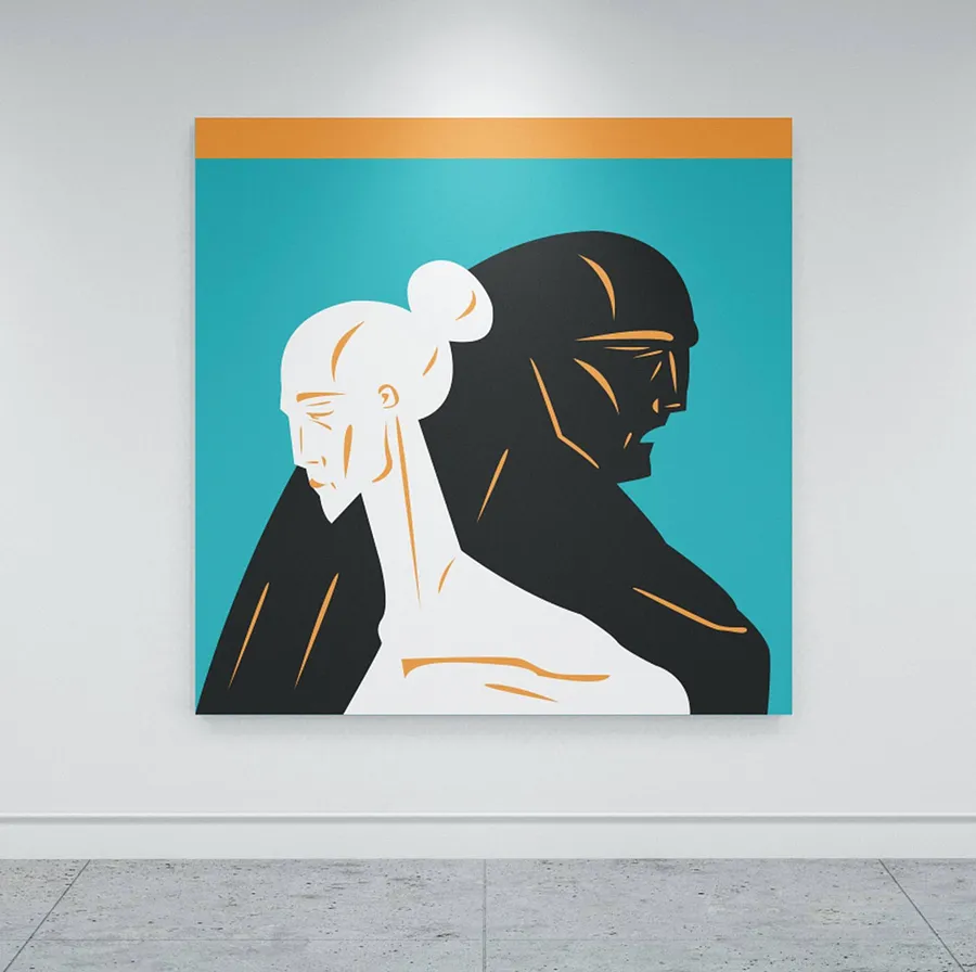 Immagine di Діалог di ARTUR SOLETSKYI, materiali: Акрил, Полотно, medium: Живопис, serie: 2024, prezzo: $1710