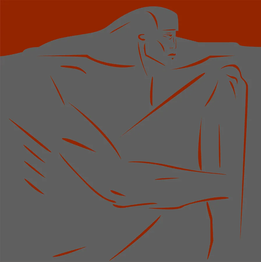 Image of Solitude  by ARTUR SOLETSKYI, size: 180 x 180 cm, made of Acrylic, Canvas, Painting medium, part of the 2023 series, priced at Price on request